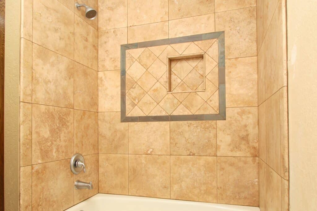 After Bathroom Tile Shower Remodel by DM Interior Remodeling