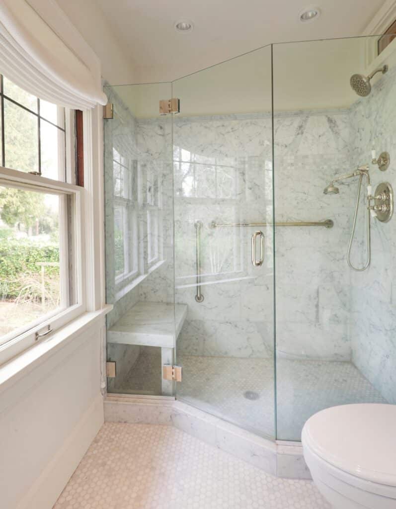 Full Bathroom Shower Remodel by DM Interior Remodeling