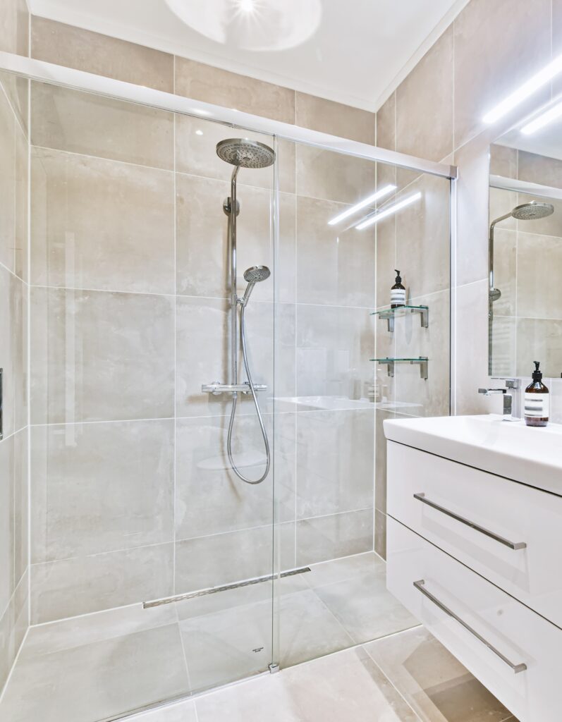 DM Interior Bathroom Makeover Modern Shower