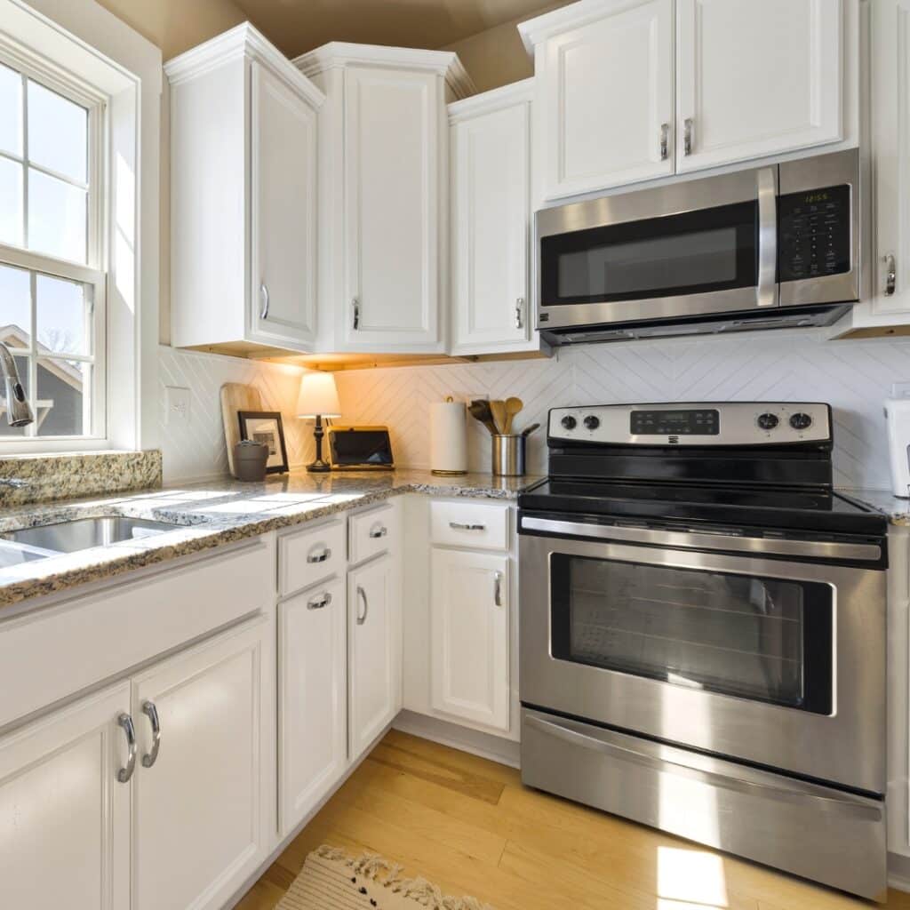 DM Interior Kitchen Cabinet Remodel Pure White