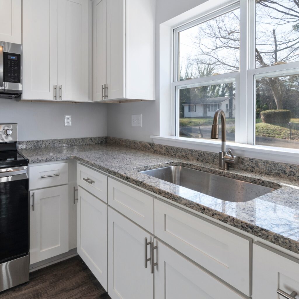 DM Interior Kitchen Countertop White Granite