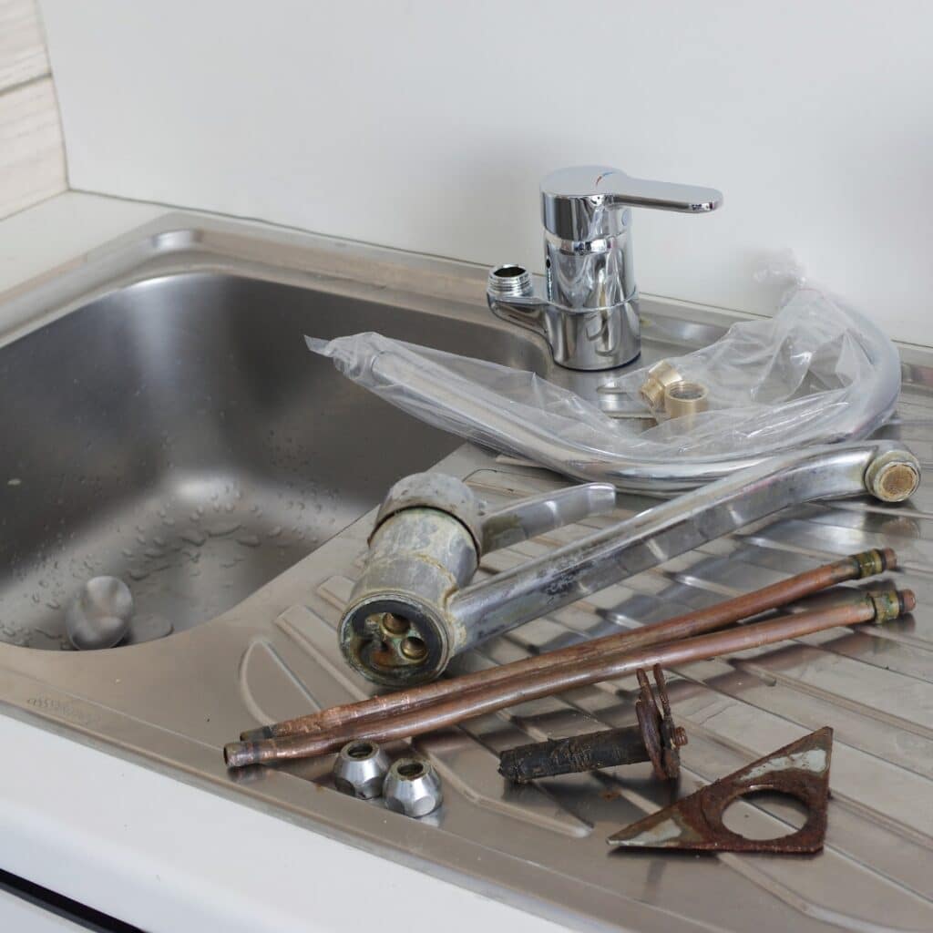 DM Interior Kitchen Faucet Install Replacement