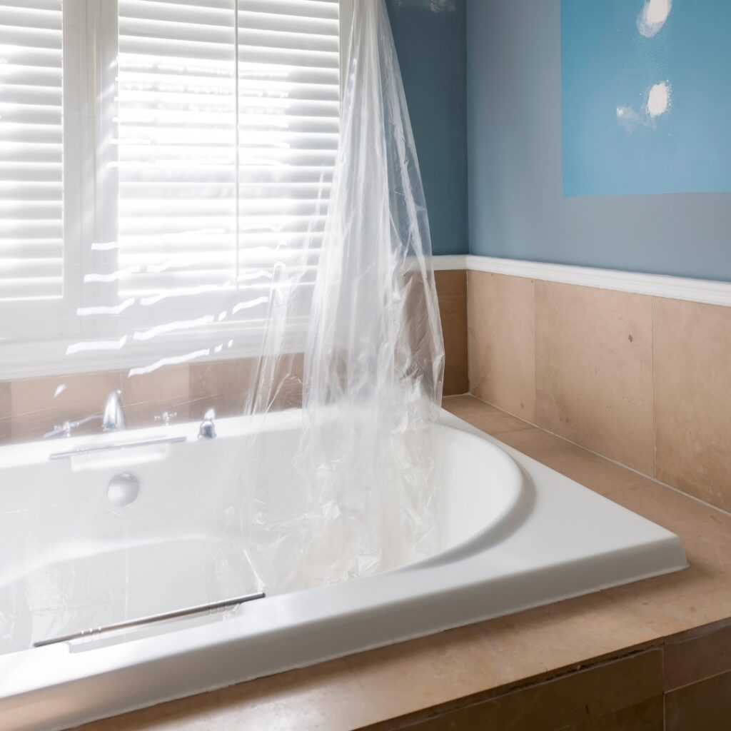 DM Interior Shower to Bathtub Conversion Process