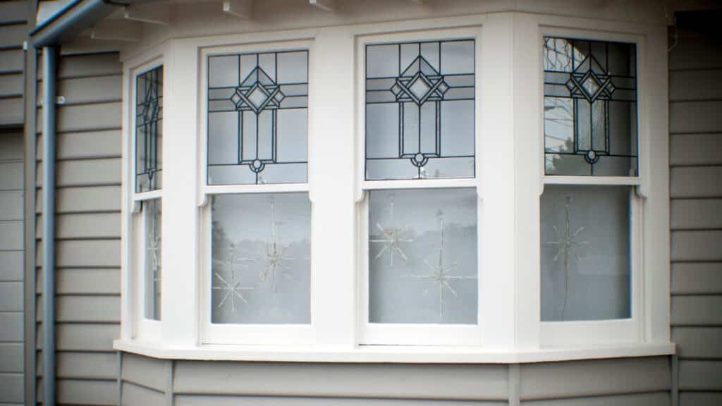 Bay style home windows